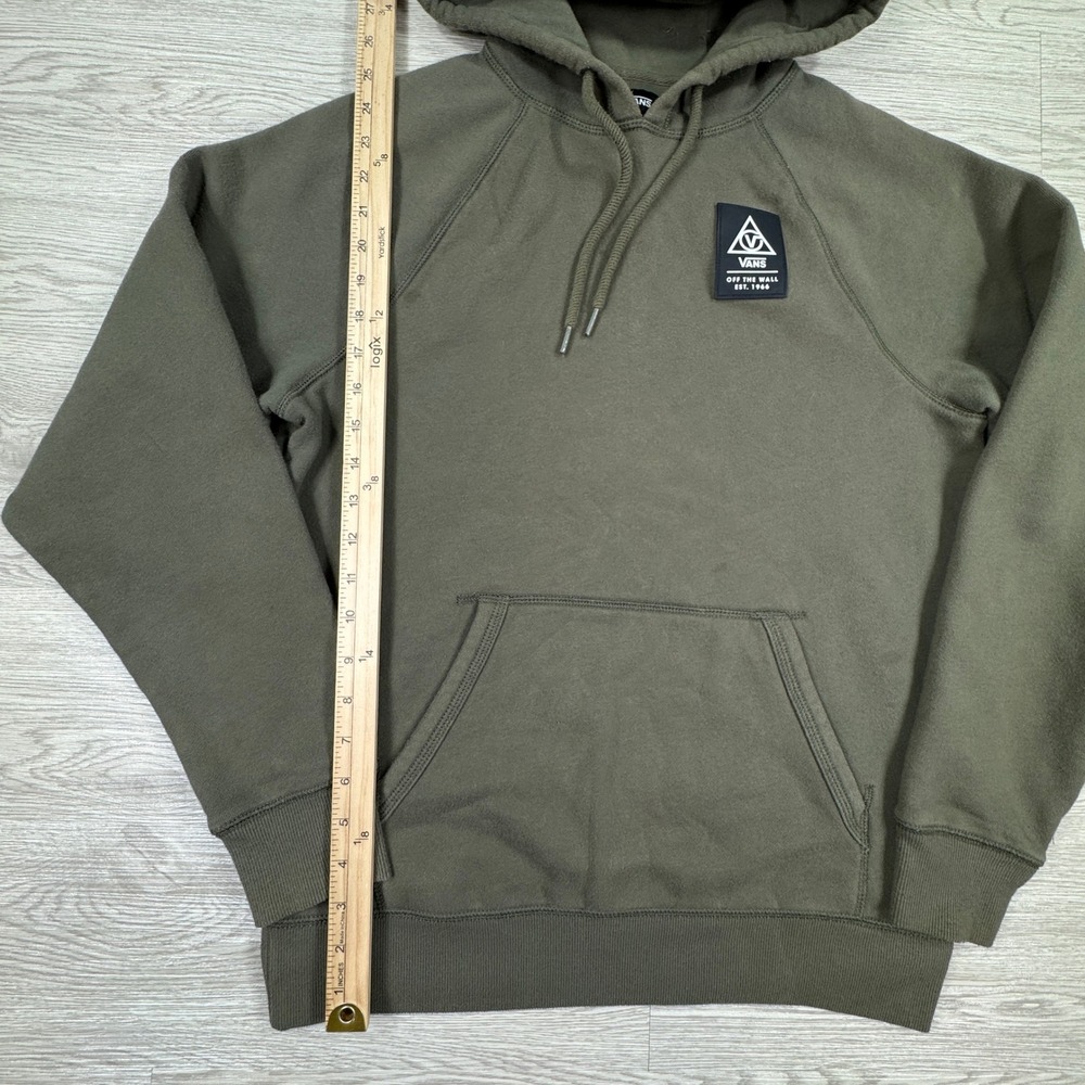 Vans Men's Hoodie Versa Graphic Pullover Green Small Skateboard Streetwear - Picture 3 of 7